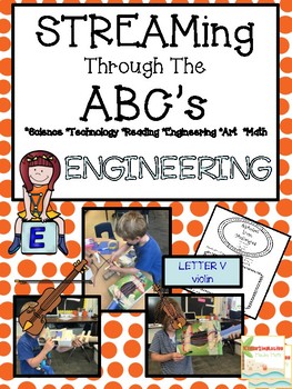 Preview of STEM, STEAM Engineering Alphabet Challenges all YEAR! (26 WEEKS of Challenges)
