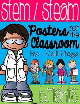 Preview of STEM / STEAM Posters Brights