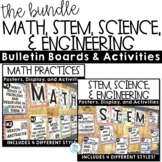 STEM STEAM Posters Math Practices Bulletin Board Class Decor