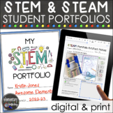 STEM & STEAM Student Portfolios Kit with Digital Template