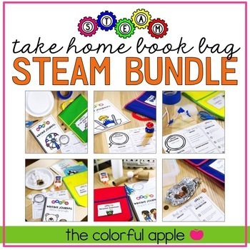 Preview of STEM & STEAM Take Home Book Bags: Mega Bundle