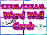 STEM/STEAM Word Wall Cards