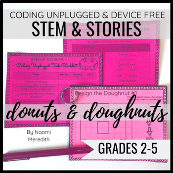 Preview of All About Donuts | Unplugged Coding Activity | Coding without a Computer
