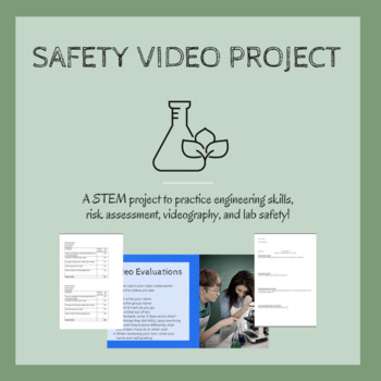Preview of STEM Safety Video Project Middle School ETS1-1 ETS1-2