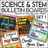 STEM & Science Bulletin Board Templates Set 1