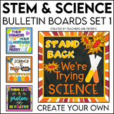 STEM & Science Bulletin Boards 4 Templates and Ideas to Cr