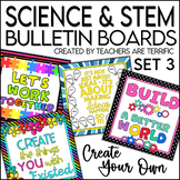 STEM & Science Bulletin Board Templates Set 3