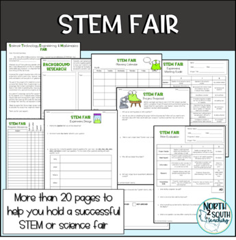 Preview of STEM/Science Fair Project - Teacher and Student Resources