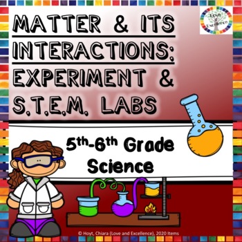 Preview of STEM Lab NGSS Science Curriculum Activities 5th & 6th Grade: Matter Interactions
