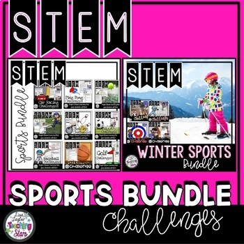 Preview of STEM Sports Bundle includes Winter and Summer Games 