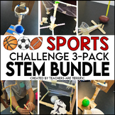 STEM Challenges Sports Bundle featuring Basketball, Footba