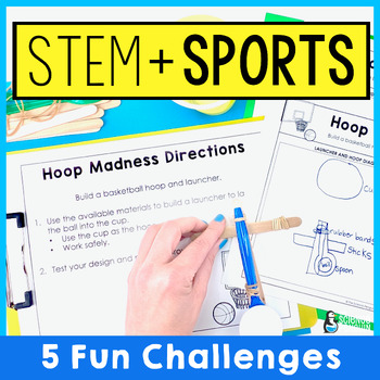 Preview of Sports End of the Year Activities | STEM, Science, & Math | 3rd 4th 5th Grade