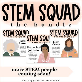Preview of STEM Squad | Influential People in STEM Bundle