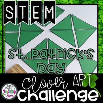 Preview of St. Patrick's Day Clover STEM Challenge
