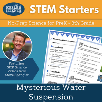 Preview of STEM Starters - Mysterious Water Suspension - Steve Spangler Easy PreK-8 Science