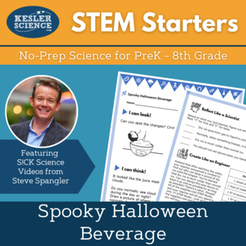 Preview of STEM Starters - Spooky Halloween Beverage - Steve Spangler Easy PreK-8 Science