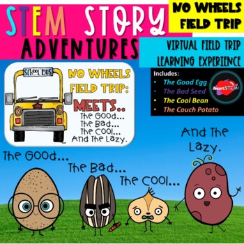Preview of STEM Story Adventures - Growth Mindset Lessons -Virtual Field Trip Experience