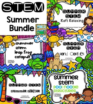 Preview of STEM Summer Fun Bundle...Five In One FUN!