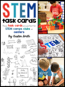 Preview of STEM Task Cards (perfect for STEM camps, clubs, and activities!)