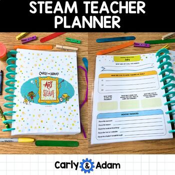 Preview of STEAM Teacher Planner Free Updates FOR LIFE