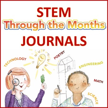 Preview of STEM Through the Months: Back to School Journals