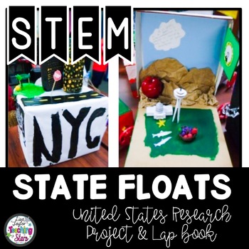 Preview of STEM United States Floats Research | Project Based Learning PBL