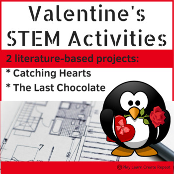 Preview of STEM Valentine's Day Activities: Love Monster, Catching Hearts
