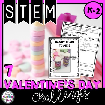 Preview of Valentine's Day STEM Challenges K-2