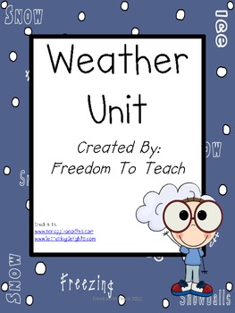 Preview of STEM: WEATHER Unit*Lesson Plans*Projects*Game*Study Guide*Assessment*