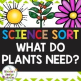 STEM What Plants Need Sort and Worksheets Science Lesson N