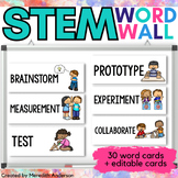 STEM Word Wall Vocabulary Bulletin Board for Makerspaces a