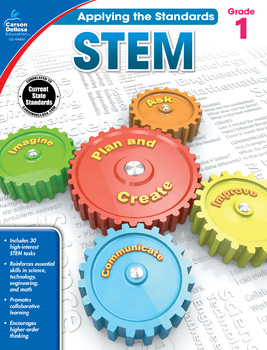 Preview of STEM Workbook Grade 1 Printable 104852-EB