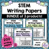 STEM Writing Paper MEGA Bundle - Primary & Intermediate Li