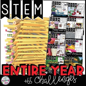 STEM for the Year Bundle including Valentine's Day Activities