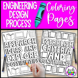 STEM and Engineering Design Process Coloring Pages | STEAM