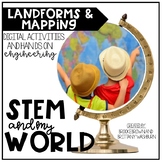 STEM and My World {Landforms and Mapping STEM Activities}