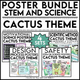 STEM and Science Posters Bundle in a Cactus Theme