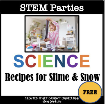 Preview of STEM and Science Recipes for Kids