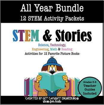 Preview of STEM and Stories All Year Bundle