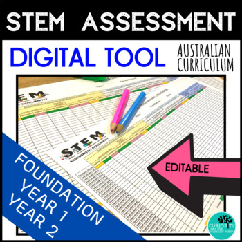 Preview of STEM Assessment tool EDITABLE - Foundation -2 Australian Curriculum