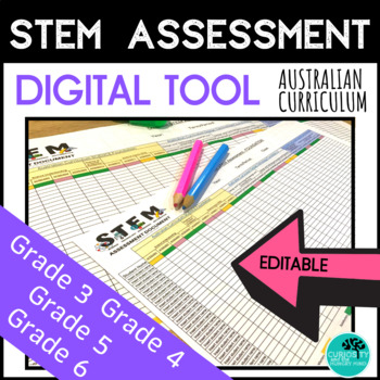 Preview of STEM Assessment tool EDITABLE - Grade 3-6 Australian Curriculum