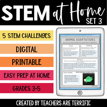 Preview of STEM at Home Set 3 Projects - Digital