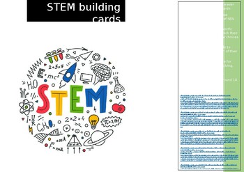 Preview of STEM building cards