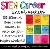 STEM career posters - Science Bulletin Board Classroom Décor