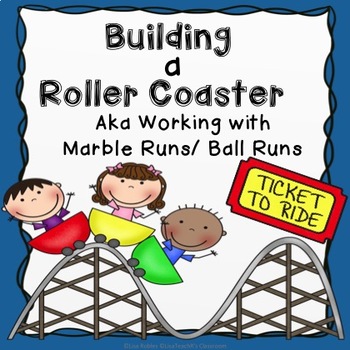Preview of STEM challenge: Building a roller coaster aka ball run aka marble run 