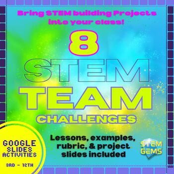 Preview of STEM collaborative design challenge project bundle