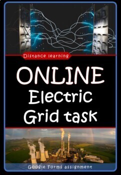 Preview of STEM digital worksheet Electricity power grid and Ohm's law google form
