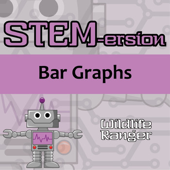 Preview of STEM-ersion - Bar Graphs Printable & Digital Activity - Wildlife Ranger