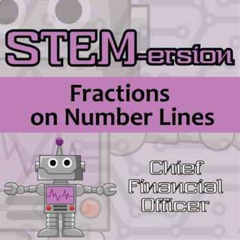 Preview of STEM-ersion Fractions on Numbers Lines Printable & Digital Activity