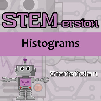 Preview of STEM-ersion - Histograms Printable & Digital Activity - Statistician
